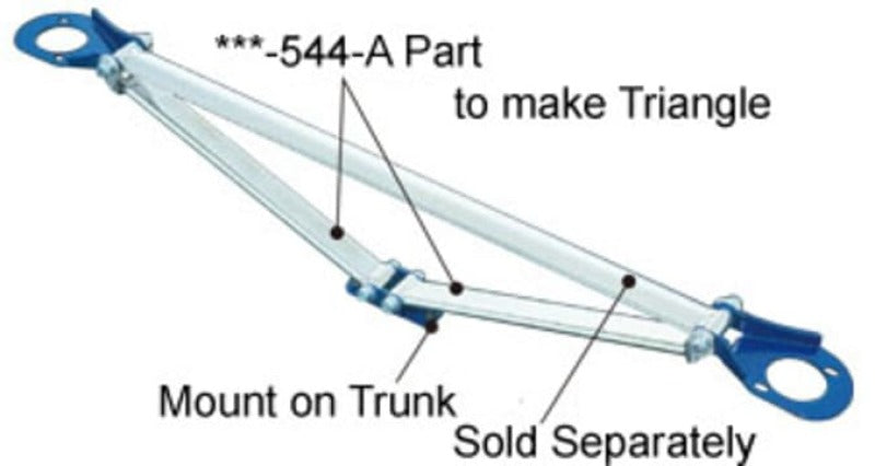CUS OS-T Rear Strut Bars - Cusco Strut Bar OS-T Rear SXE10 IS300