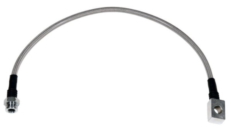 WIL Flexline Brake Hose - Wilwood 18.75in OAL Flexline -3 Hose to M10 by 1.00 to 12 Deg. Banjo Bubble Fl.