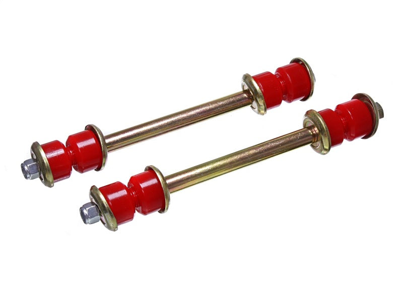 ES End Links - Red - Energy Suspension Universal Red 5-5/16in Spacer Length HD End Link Set