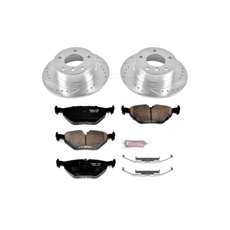PSB Z23 Evolution Kit - Power Stop 96-02 BMW Z3 Rear Z23 Evolution Sport Brake Kit