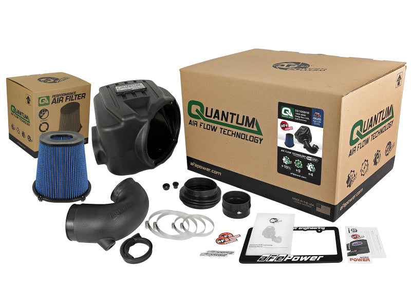 AFE Quantum Intakes - aFe Quantum Pro 5R Cold Air Intake System 94-02 Dodge Cummins L6-5.9L - Oiled