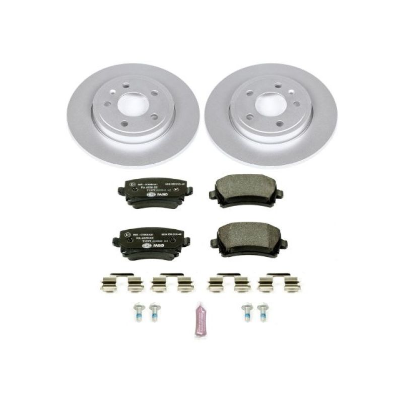 PSB Euro-Stop Kit - Power Stop 05-09 Audi A4 Rear Euro-Stop Brake Kit