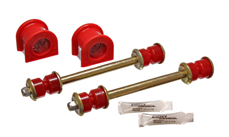 ES Sway Bar Bushings - Red - Energy Suspension 98-01 Ford Explorer/Bronco 2WD/4WD 34mm Red Front Sway Bar Bushing Set