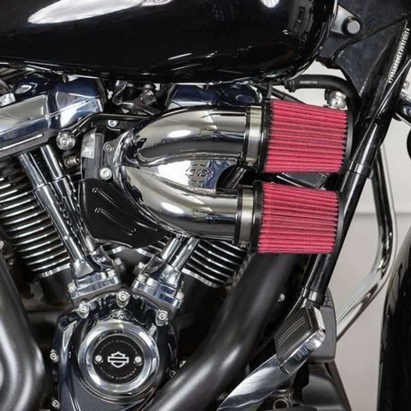 SSC Intake Runner - S&S Cycle 17-21 M8 Models Intake Runner Induction Kit - Chrome