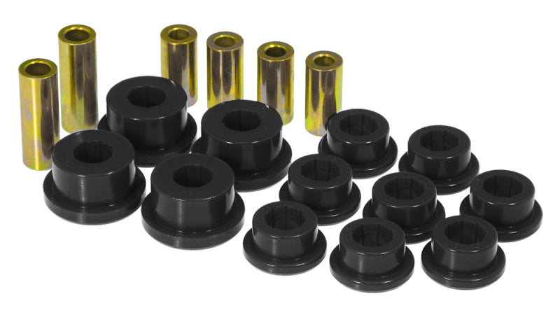 PRO Control Arm Bushings - Blk - Prothane 95-99 Mitsubishi Eclipse Front Upper/Lower Control Arm Bushings - Black
