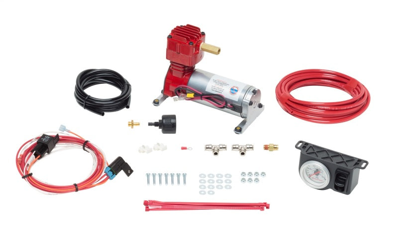 FIR Air Cmd Compressor Kit - Firestone Air-Rite Air Command I Heavy Duty Air Compressor System w/Single Analog Gauge (WR17602097)