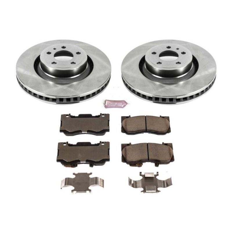 PSB Autospecialty Kit - Power Stop 15-19 Ford Mustang Front Autospecialty Brake Kit