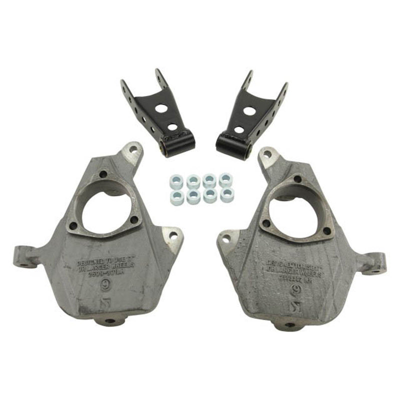 BT Lowering Kit w/o Shocks - Belltech LOWERING KIT 2014 Silverado/Sierra All Cabs 2WD 2in Front/2in or 3in Rear w/o Shocks