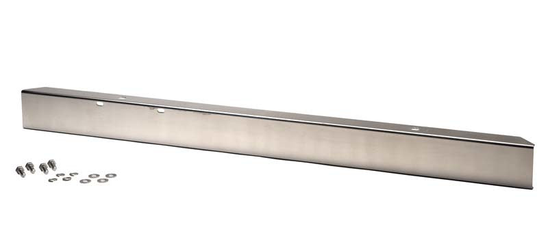 KEN Front Bumpers - Kentrol 87-95 Jeep Wrangler YJ 54 Inch Front Bumper Without holes- Polished Silver