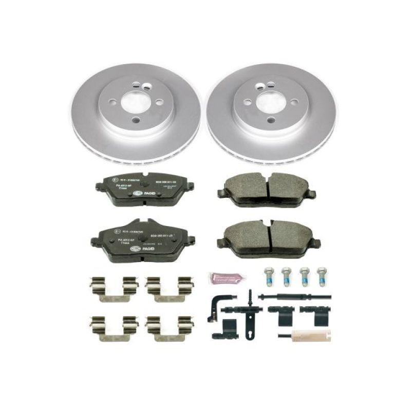 PSB Euro-Stop Kit - Power Stop 07-10 Mini Cooper Front Euro-Stop Brake Kit