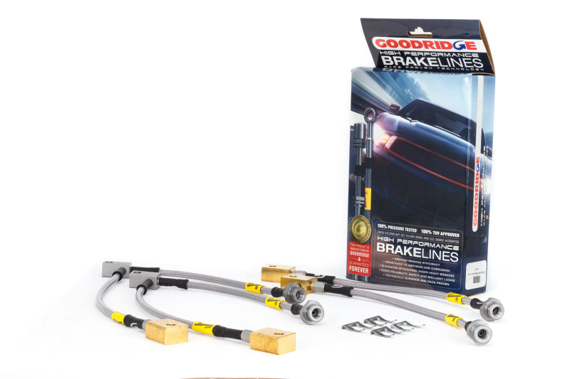 GR G-Stop Brake Line Kits - Goodridge 10-14 Nissan GT-R (Base Only) SS Brake Line Kit