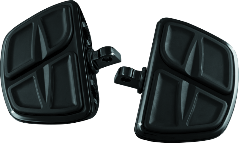 KUR Mini Boards B - Kuryakyn Kinetic Mini Boards With Adapter Black