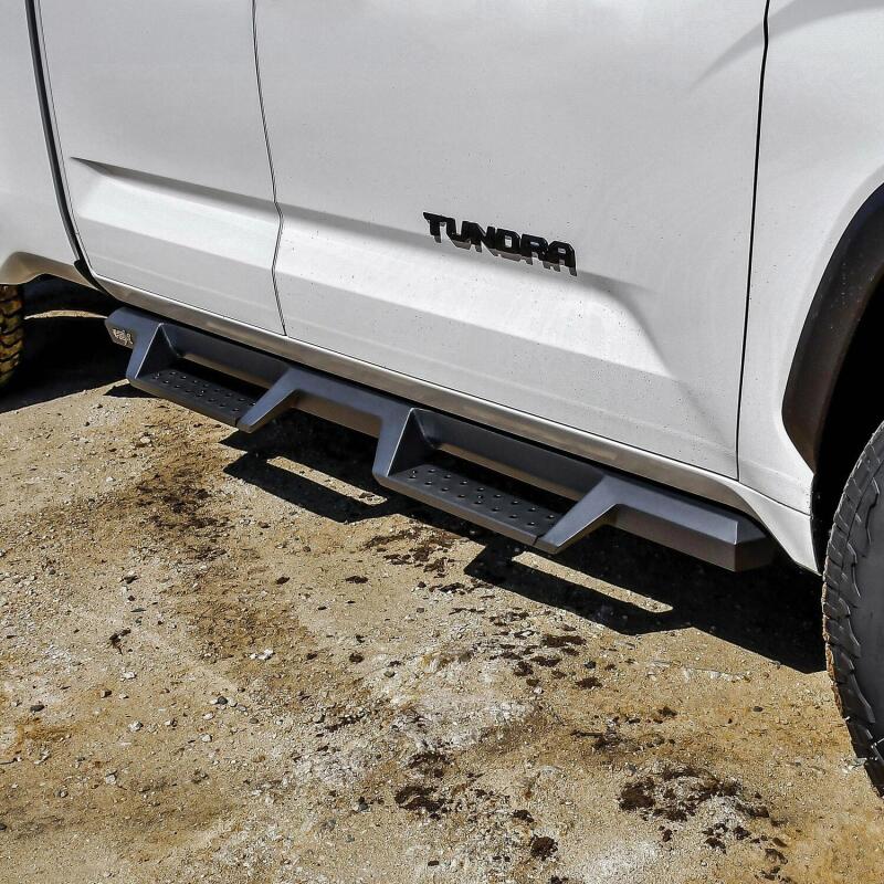 WES Nerf Bars - HDX Drop - Westin/HDX 2022 Toyota Tundra Double Cab Drop Nerf Step Bars - Textured Black