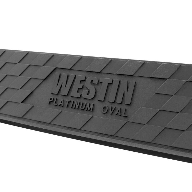 WES Nerf Bars - Platinum 4 - Westin 2019 Chevrolet Silverado/Sierra 1500 Crew Cab Platinum 4 Oval Nerf Step Bars - SS