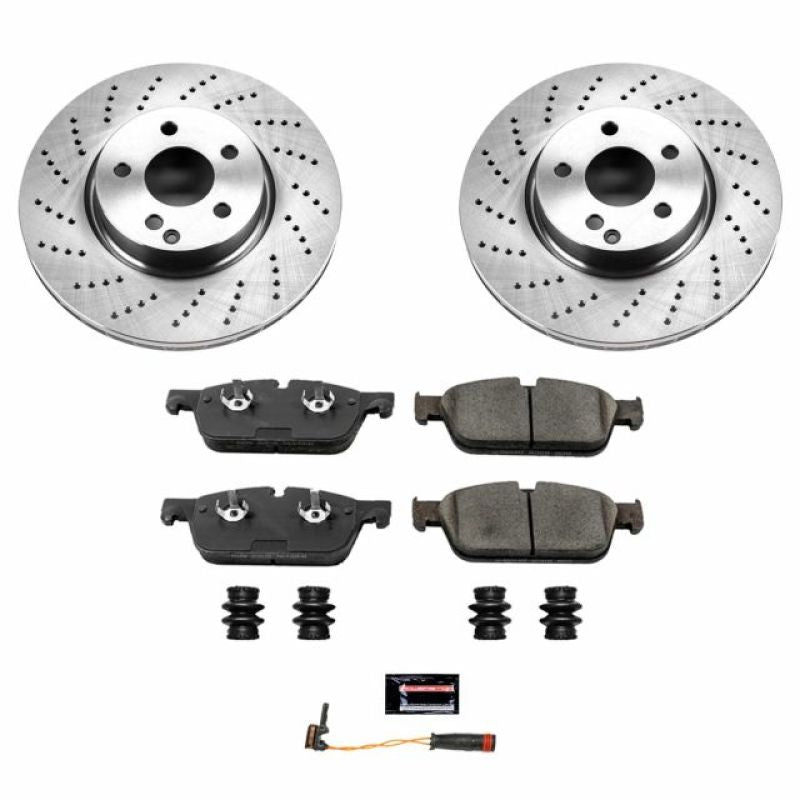 PSB Autospecialty Kit - Power Stop 2014 Mercedes-Benz C300 Front Autospecialty Brake Kit