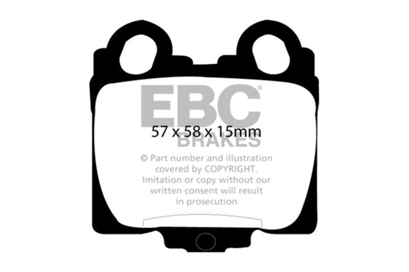 EBC Redstuff Brake Pad Sets - EBC 98-05 Lexus GS300 3.0 Redstuff Rear Brake Pads