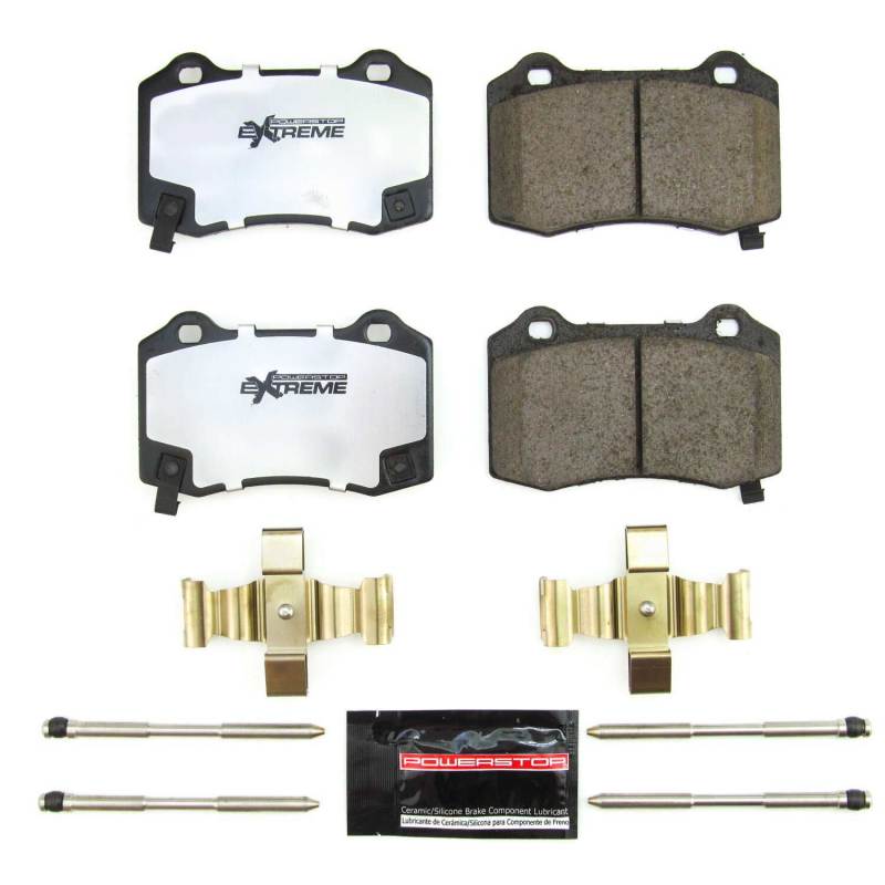 PSB Z26 Extreme Brake Pads - Power Stop 18-21 Jeep Grand Cherokee Rear Z26 Extreme Street Brake Pads w/Hardware