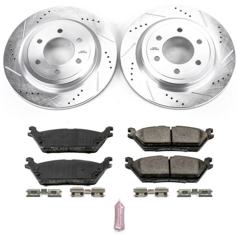 PSB Z23 Evolution Kit - Power Stop 2018 Ford Expedition Rear Z23 Evolution Sport Brake Kit