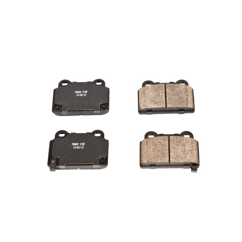 PSB Z16 Evolution Brake Pads - Power Stop 08-15 Mitsubishi Lancer Rear Z16 Evolution Ceramic Brake Pads