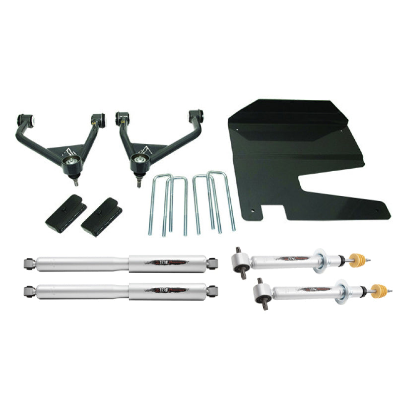 BT Lift Kit w Shocks - Belltech 19-20 Chevrolet Silverado / GMC Sierra 1500 4WD 4in Suspension Lift Kit w/ Shocks