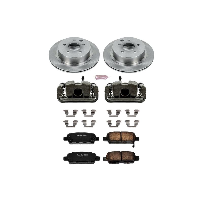 PSB Autospecialty Kit w/Cals - Power Stop 03-05 Infiniti G35 Rear Autospecialty Brake Kit w/Calipers