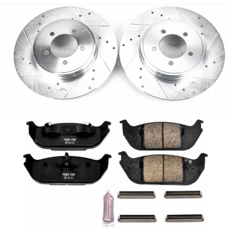 PSB Z23 Evolution Kit - Power Stop 03-05 Lincoln Aviator Rear Z23 Evolution Sport Brake Kit