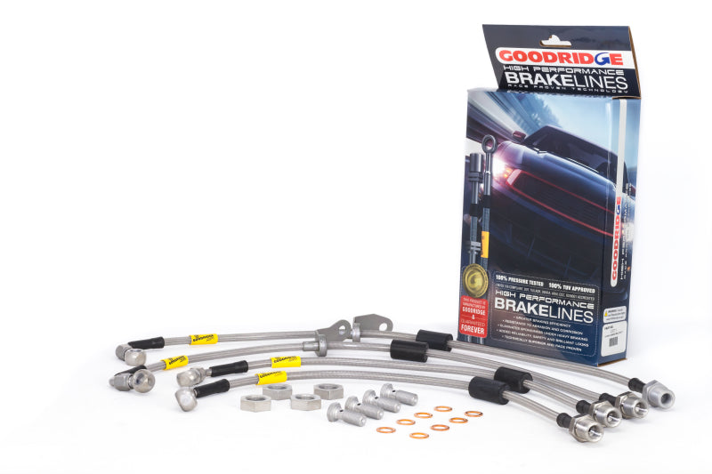 GR G-Stop Brake Line Kits - Goodridge 15-17 Hyundai Genesis Sedan RWD SS Brake Lines
