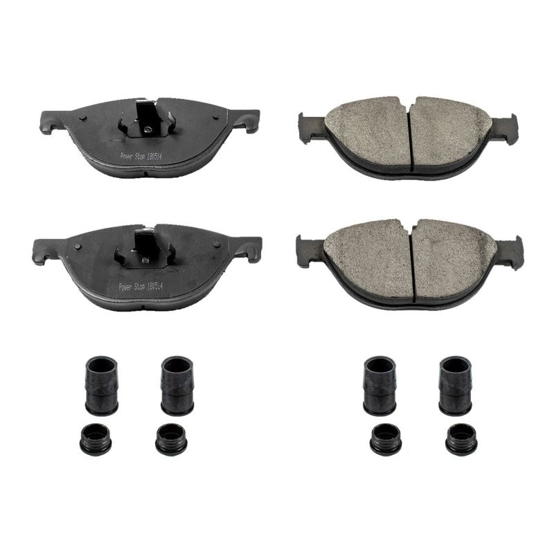 PSB Z17 Evolution Brake Pads - Power Stop 2013 BMW 528i Front Z17 Evolution Ceramic Brake Pads w/Hardware