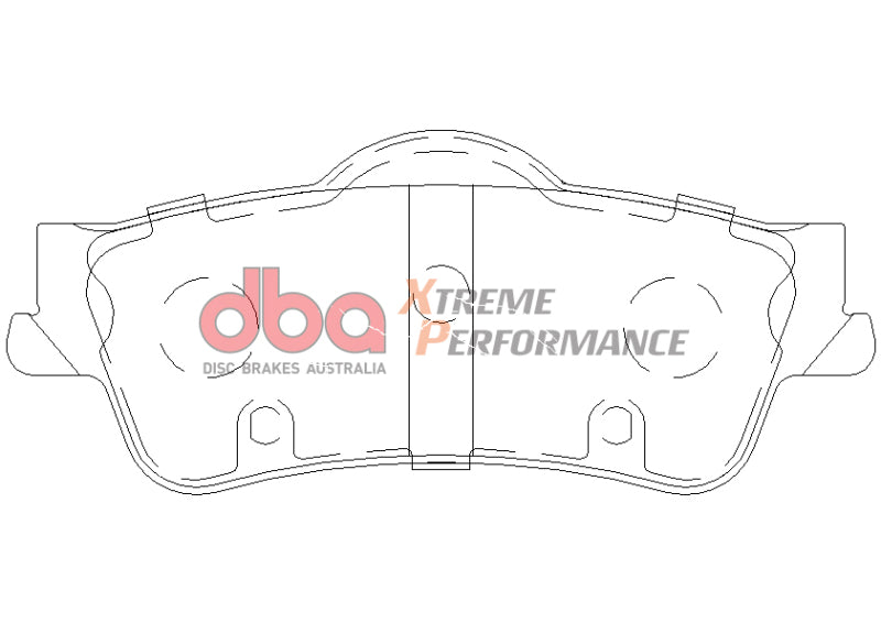 DBA XP650 Brake Pads - DBA 08-09 Pontiac G8 3.6 Base/6.0 XP650 Rear Brake Pads