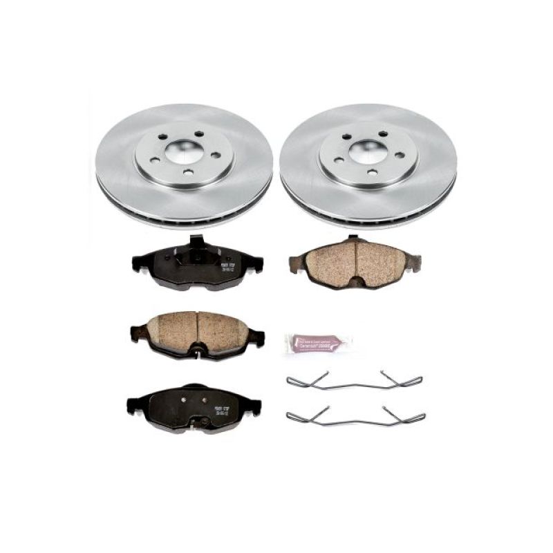 PSB Autospecialty Kit - Power Stop 01-06 Chrysler Sebring Front Autospecialty Brake Kit