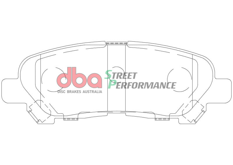 DBA SP Performance Brake Pads - DBA 08-13 Toyota Highlander Rear SP Performance Brake Pads