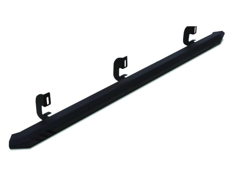 LND Rock Rails - Lund 09-14 Ford F-150 SuperCrew Rock Rails - Black