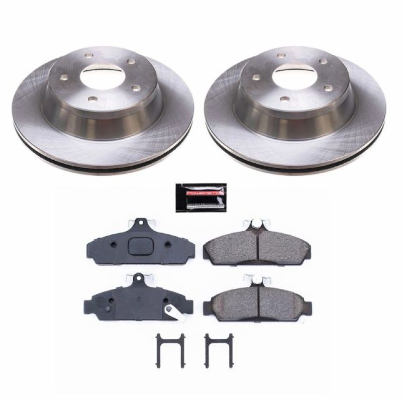 PSB Autospecialty Kit - Power Stop 84-87 Chevrolet Corvette Front Autospecialty Brake Kit