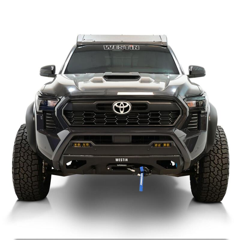 WES Pro-Series Bumpers - Westin 2024 Toyota Tacoma Pro-Series Mid Width Front Bumper - Textured Black
