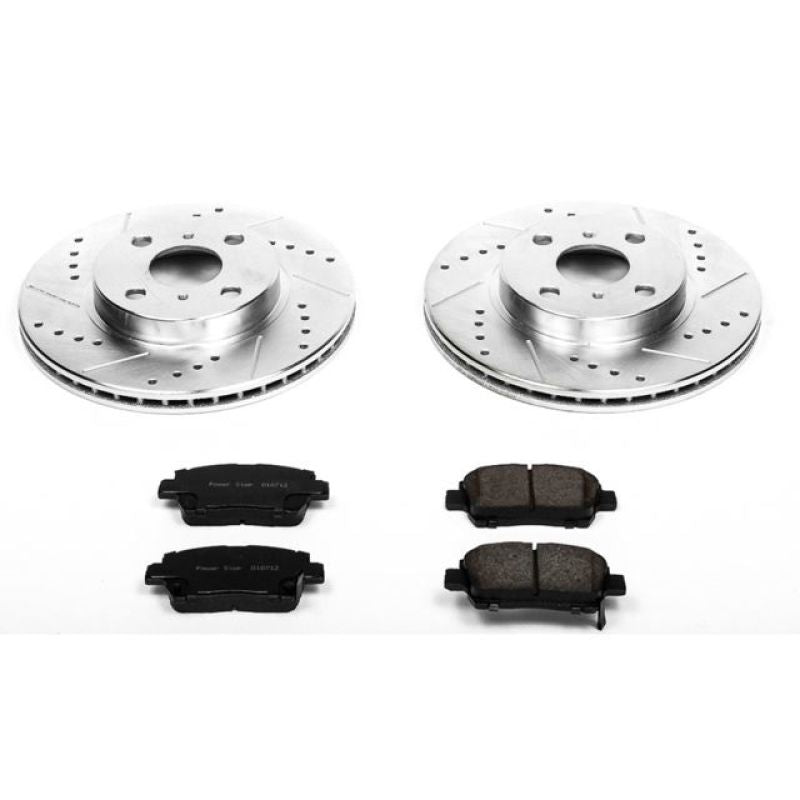 PSB Z23 Evolution Kit - Power Stop 01-05 Toyota Echo Front Z23 Evolution Sport Brake Kit