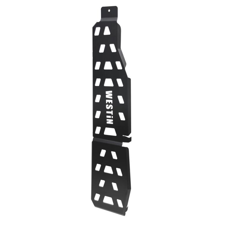 WES Skid Plates - Westin 18-22 Jeep Wrangler JLU 4dr. (Excl. 4xe) Gas Tank Skid Plate - Tex. Blk