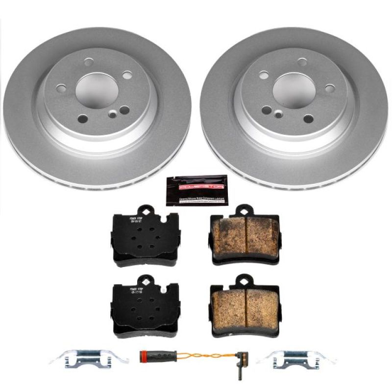 PSB Z23 Evolution Coated Kit - Power Stop 00-03 Mercedes-Benz CL500 Rear Z23 Evolution Sport Coated Brake Kit