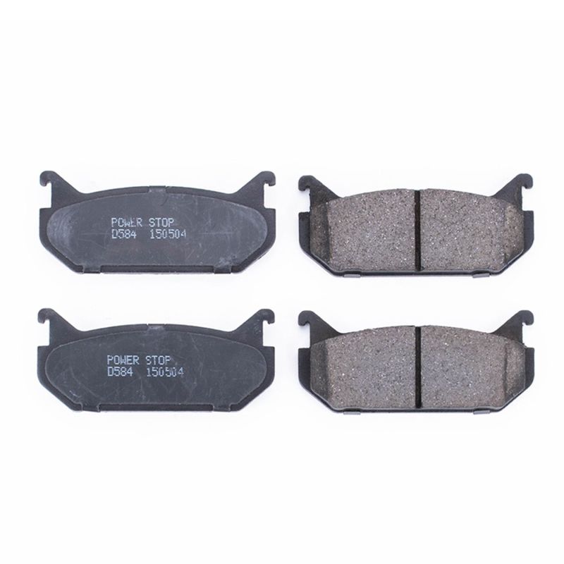 PSB Z16 Evolution Brake Pads - Power Stop 93-97 Ford Probe Rear Z16 Evolution Ceramic Brake Pads