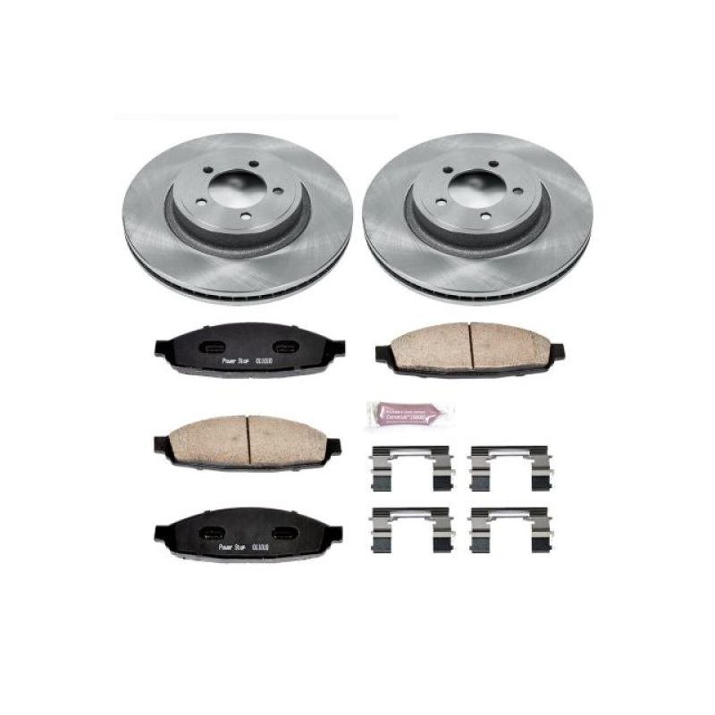PSB Autospecialty Kit - Power Stop 03-05 Lincoln Aviator Front Autospecialty Brake Kit