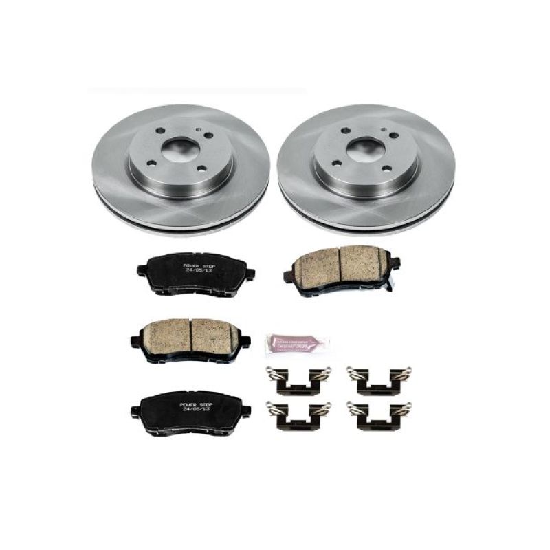 PSB Autospecialty Kit - Power Stop 11-14 Mazda 2 Front Autospecialty Brake Kit