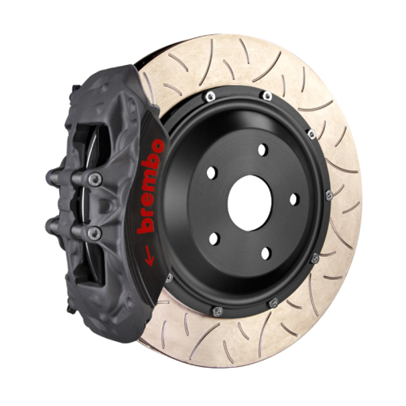 BRB Big Brake Kits - Brembo 01-06 M3 (E46) Front Race BBK 6 Piston Forged 2pc355x35x53a 2pc Rotor T3-Black HA