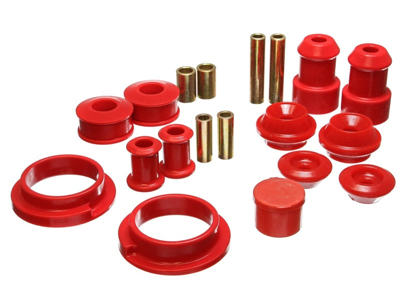 ES Hyper-Flex Sets - Red - Energy Suspension 85-92 Volkswagen Corrado (4 cyl only)/Golf II/GTI/Jetta II Red Hyper-Flex Master B