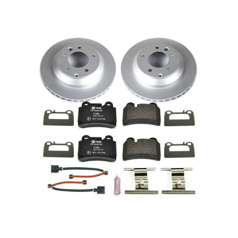 PSB Euro-Stop Kit - Power Stop 2006 Volkswagen Touareg Rear Euro-Stop Brake Kit