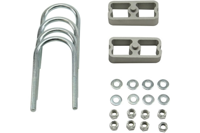 BT Lowering Block Kit - Belltech LOWERING BLOCK KIT 1inch WITH 2 DEGREE ANGLE