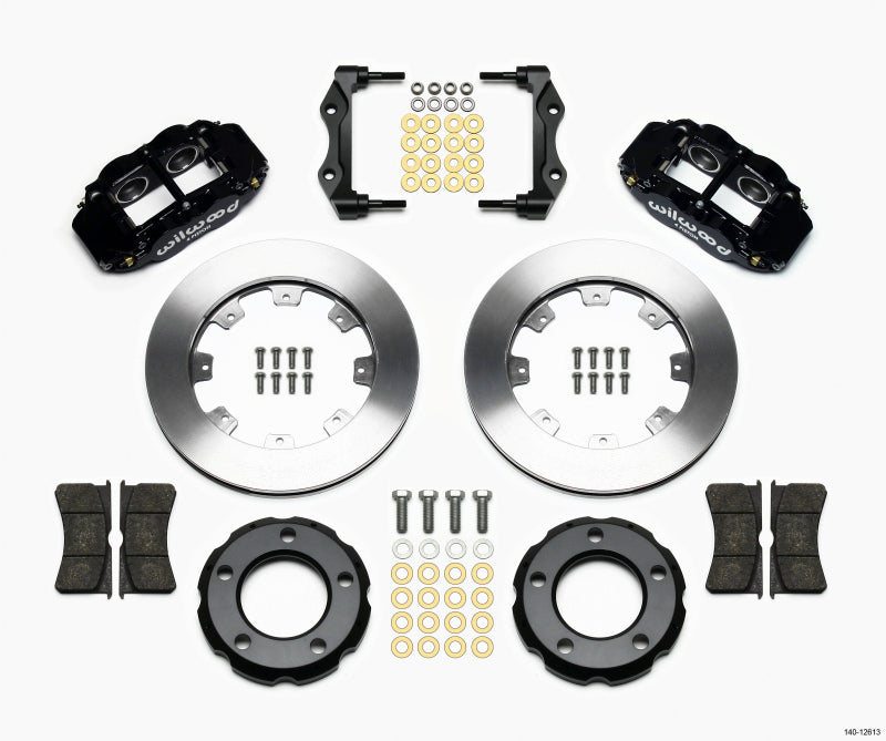 WIL Superlite Brake Kit - Wilwood Narrow Superlite 4R Front Kit 12.19in 82-86 Jeep CJ
