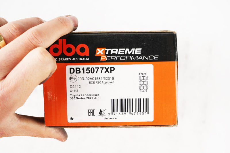 DBA XP Performance Brake Pads - DBA 2022 Lexus LX600 Front XP Performance Brake Pads