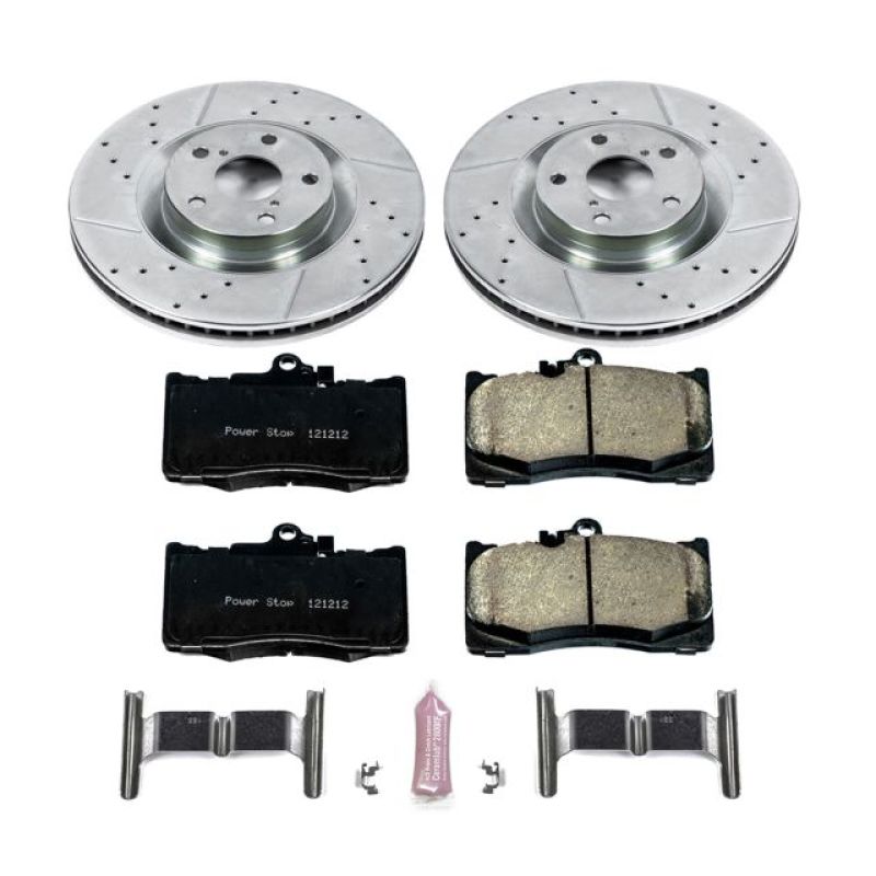 PSB Z23 Evolution Kit - Power Stop 13-19 Lexus GS350 Front Z23 Evolution Sport Brake Kit