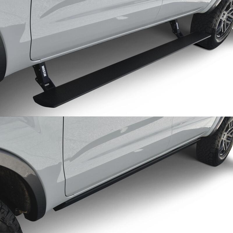 WES Running Boards - Pro-e - Westin 19-24 Ford Ranger SuperCrew Pro-e Electric Running Boards - Textured Black
