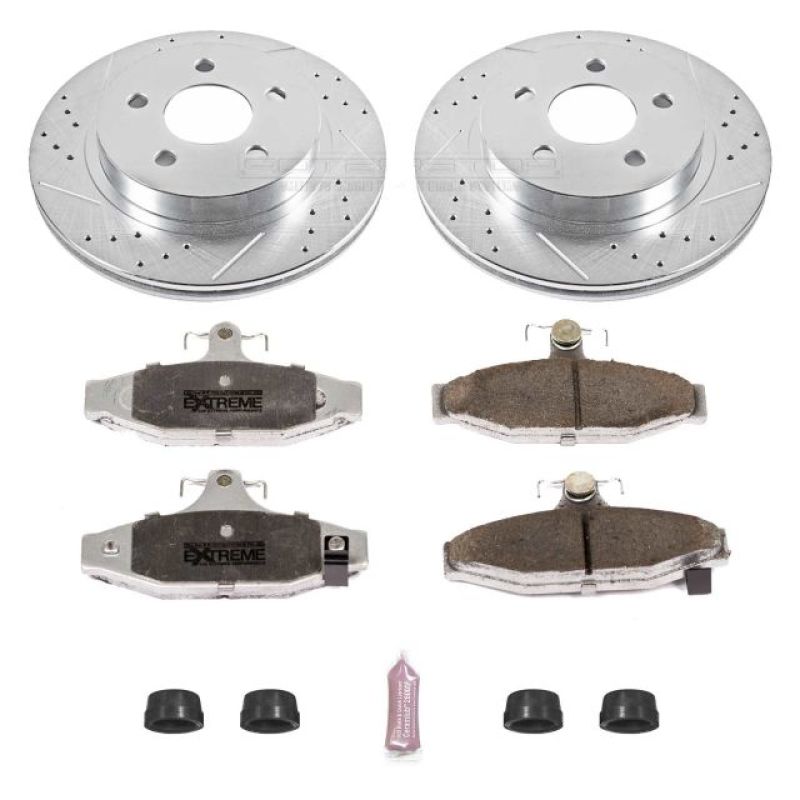 PSB Z26 Street Warrior Kit - Power Stop 93-97 Chevrolet Camaro Rear Z26 Street Warrior Brake Kit
