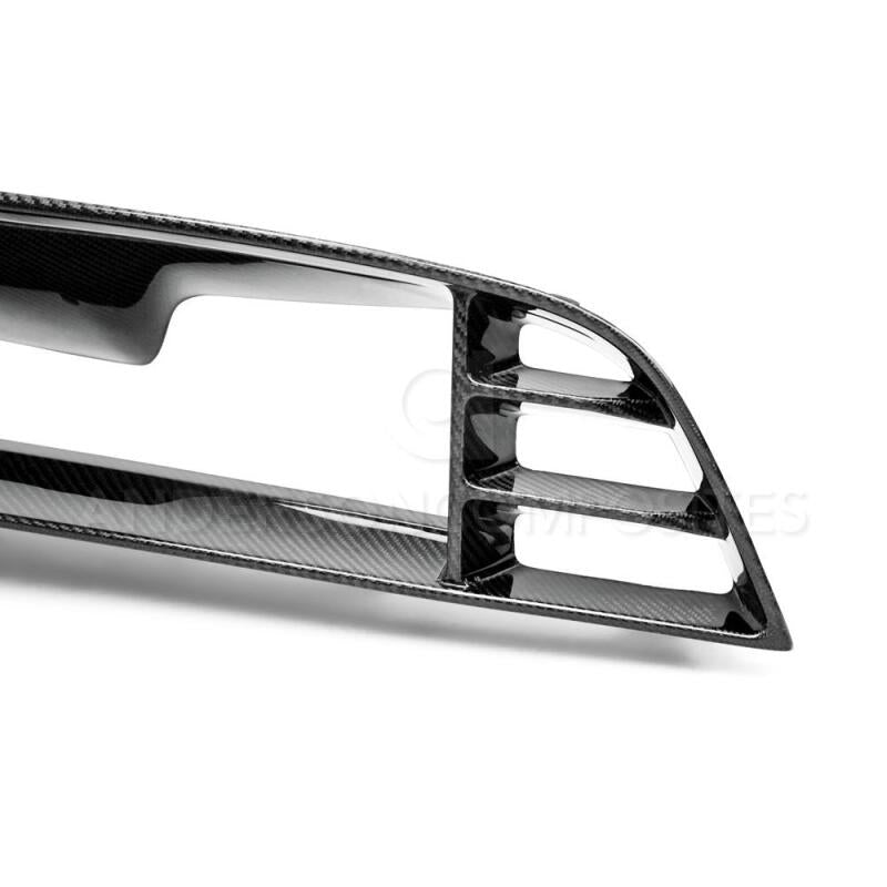 AND Front Grilles - Anderson Composites 10-14 Ford Mustang/Shelby GT500 Front Upper Grille (w/ Spot for Cobra Emblem)